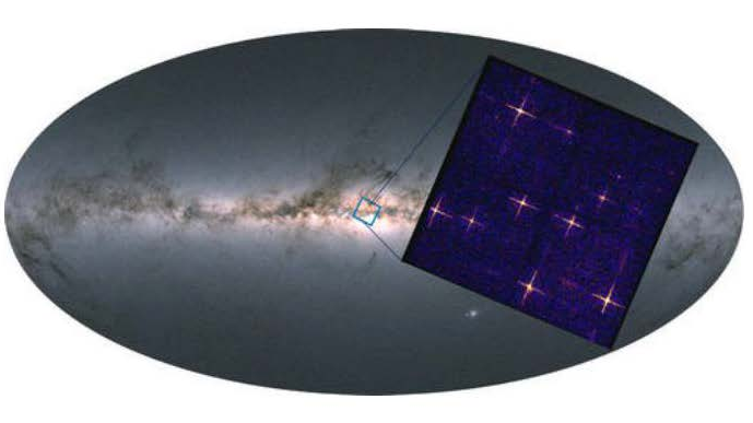 Një pamje me rreze X e rajonit qendror të Rrugës së Qumështit nga moduli i teleskopit me fushëpamje të gjerë me rreze X. /NAOC