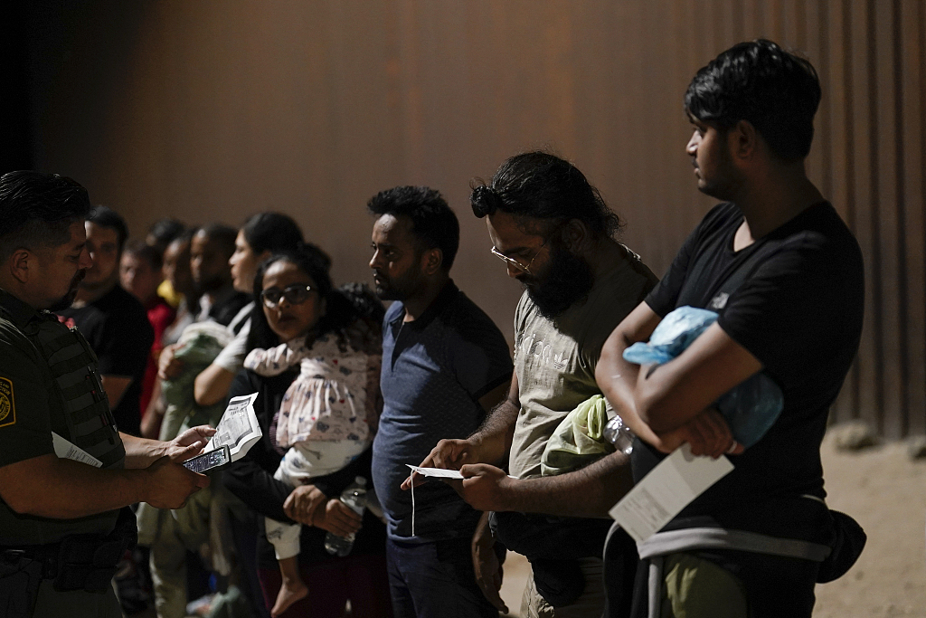 Emigrantë në zonët kufitare midis ShBA-së dhe Meksikës(Foto:VCG)