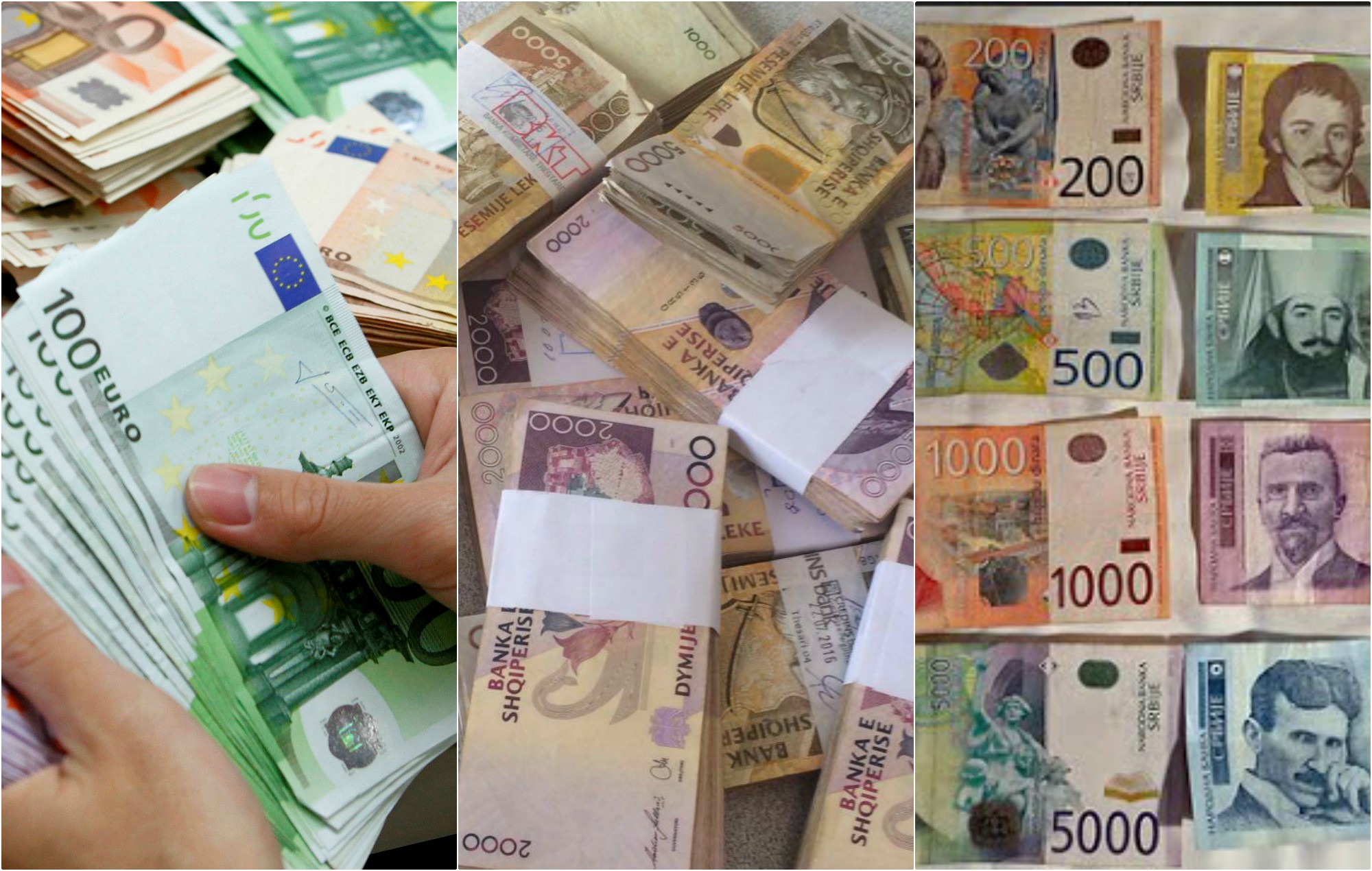 Leku shqiptar dhe monedhat e huaja (Foto Banka e Shqipërisë)