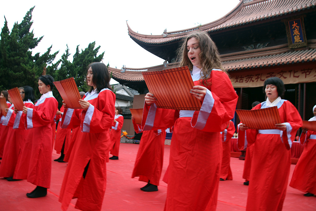 Studentët e huaj në Kinë(Foto:VCG)