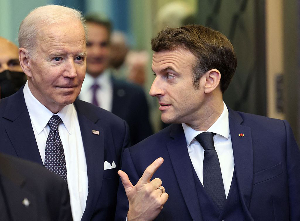 Macron ve Biden, Ukrayna krizi için Çin'le temas kurmak istiyor