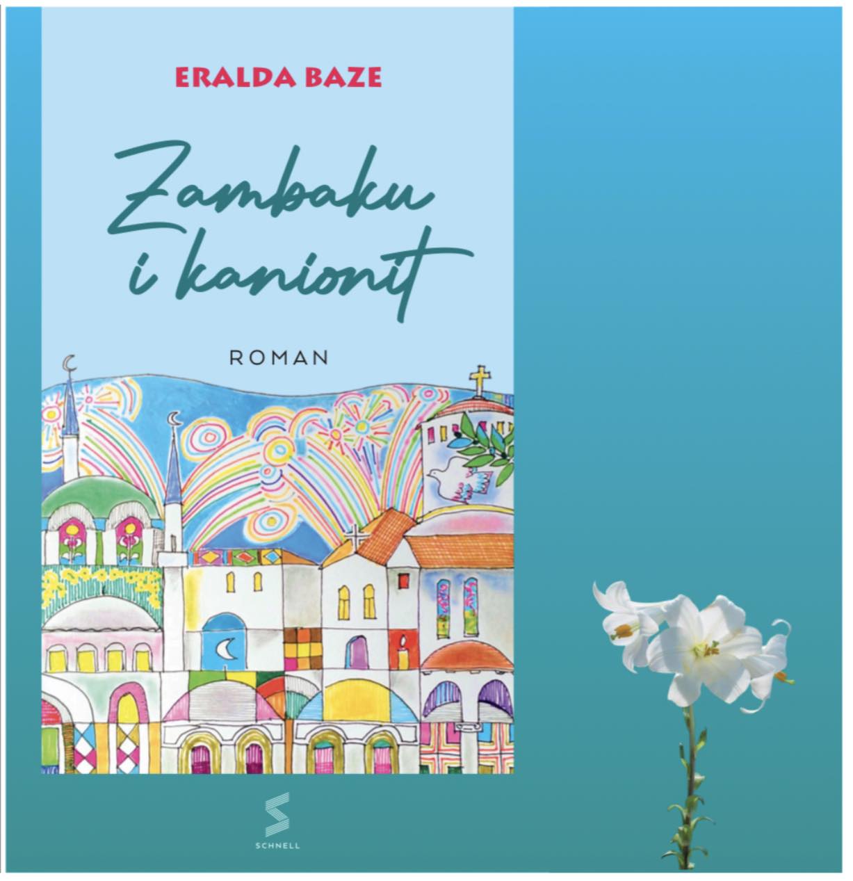 Eralda Baze libri i saj Zambaku i Kanionit  ( foto facebook)