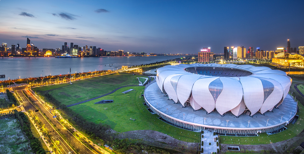 Stadiumi kryesor i Lojërave Aziatike në Hangzhou(Foto:VCG)
