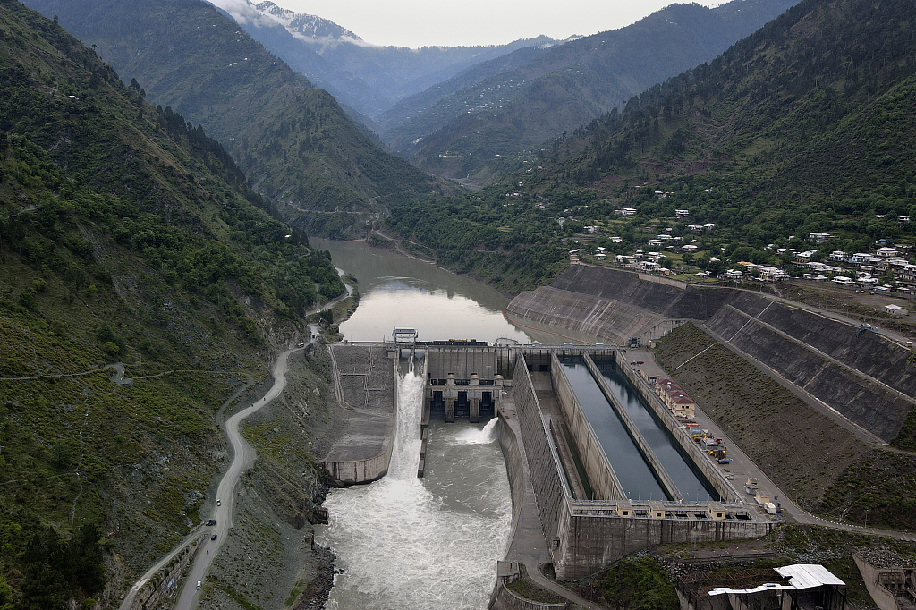 Hidrocentrali Neelum-Jhelum i Pakistanit, një projekt bashkëpunimi brenda kornizës "Një brez, një rrugë"(Foto:VCG)