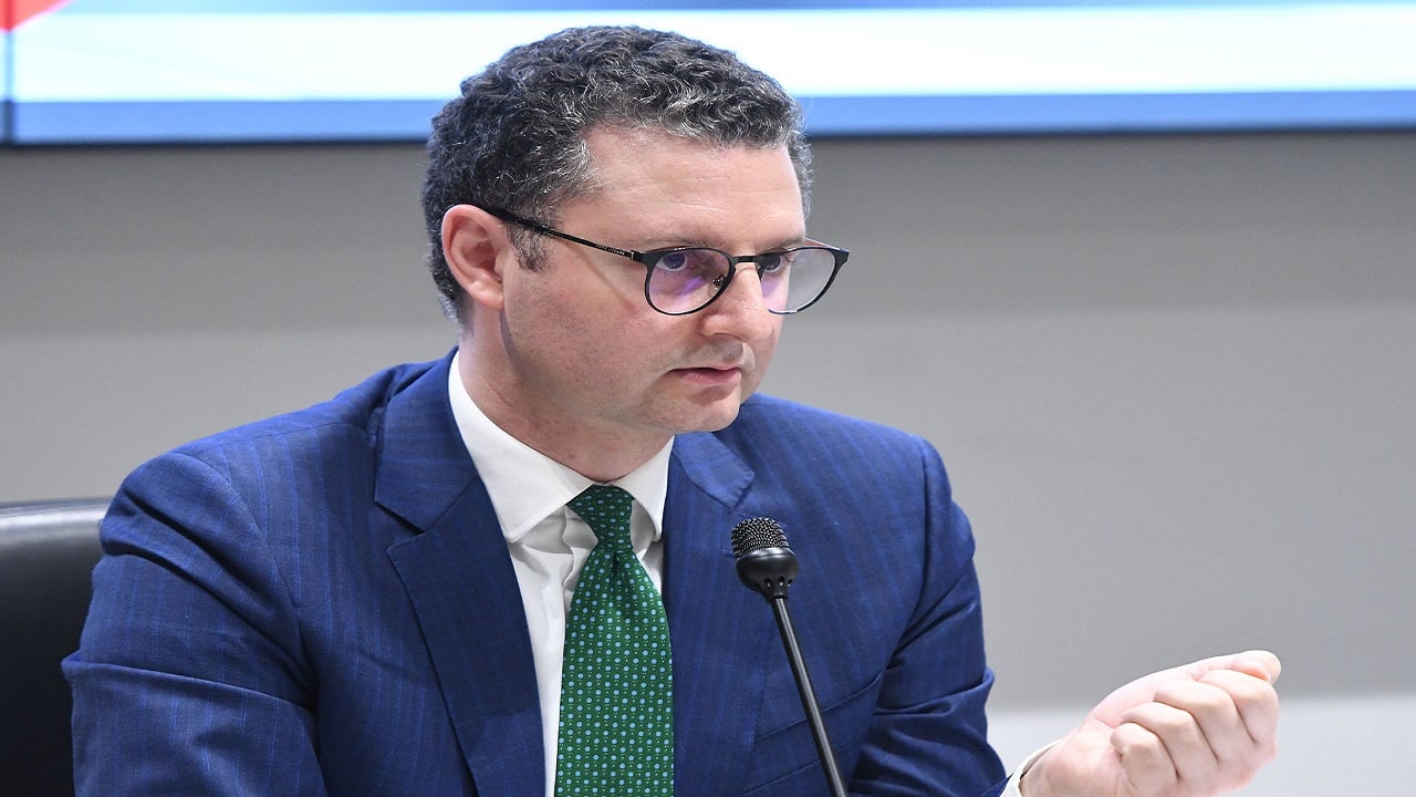 Ministri i Ekonomisë dhe Financave Ervin Mete (Foto Top Channel)