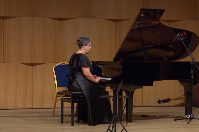 Blerina Shalari në koncert (Foto RTSH)