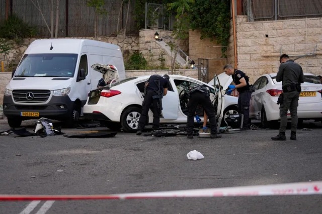 Jeruzalem makina përplas besimtarët (Foto RTSH)