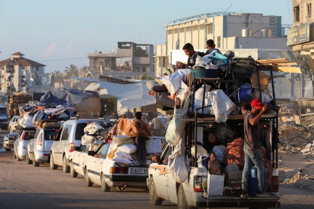 Largimi nga Rafahu (Foto Rtsh)