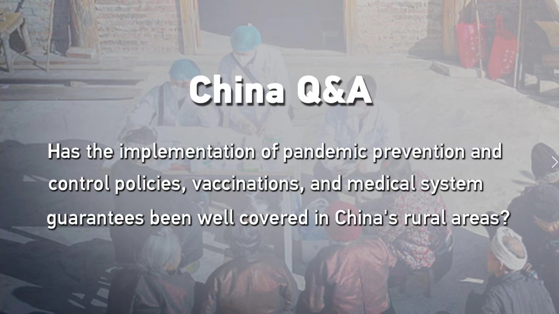 Jaka wygląda kontrola pandemii i usługi medyczne na obszarach wiejskim w Chinach? (odcinek 10)