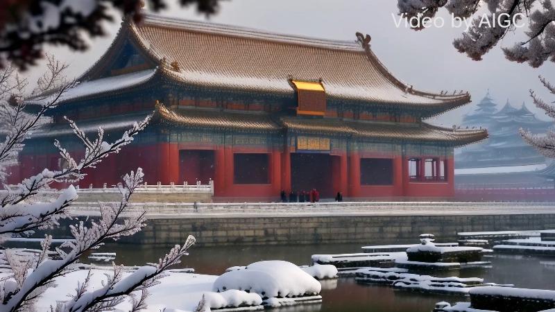 Kiedy pierwszy śnieg Roku Smoka spadnie na Zakazane Miasto w Pekinie!