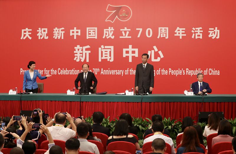 נערכה מסיבת העיתונאים הראשונה לקראת חגיגות ה-70 שנה להקמתה של סין החדשה