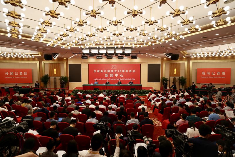 נערכה מסיבת העיתונאים הראשונה לקראת חגיגות ה-70 שנה להקמתה של סין החדשה