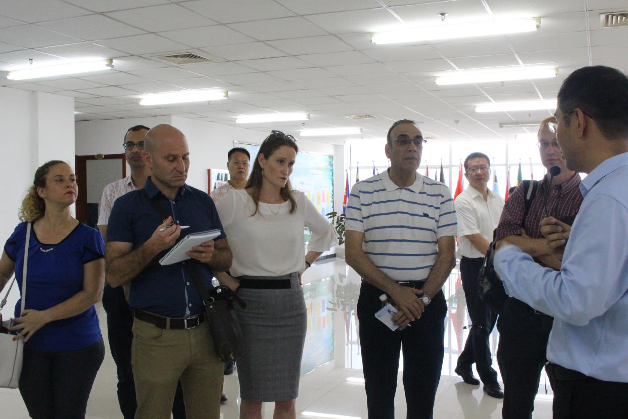 עיתונאים ישראלים ביקרו בבסיס ההדרכה לסיוע חוץ של אזור ההדגמה יאנג לינג