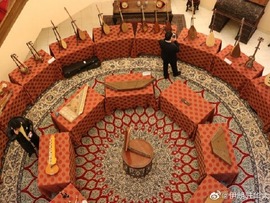 برگزاری نمایشگاه آلات موسیقی ایرانی در سفارت ایران در چینا