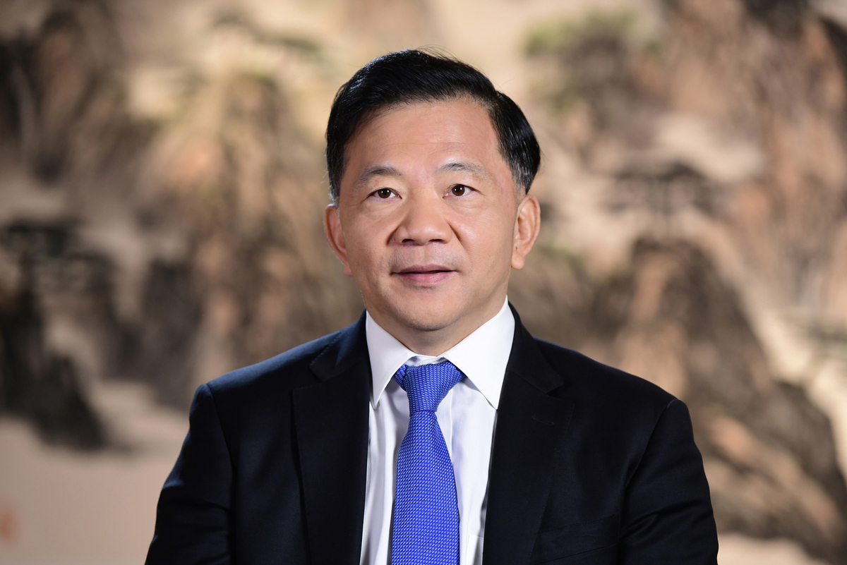נשיא של תאגיד השידור הסיני עם מסר לשנה חדשה