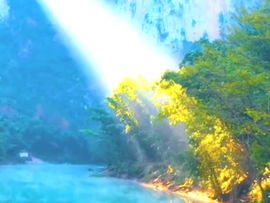 منظره ای فوق العاده از تابش «نوری از بهشت» در استان «گوی جو»ا