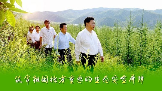 توجه همیشگی شی جین پینگ به آبهای زلال و کوههای سبزا