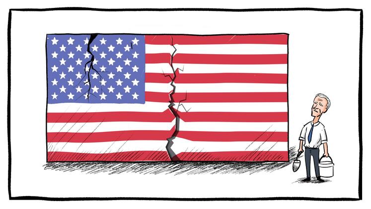 نشر کاریکاتورهایی در روایت نقض حقوق بشر آمریکا در سی جی تی ان_fororder_24343