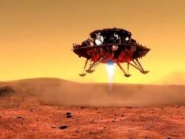 فرود موفقیت آمیز کاوشگر چین روی مریخا