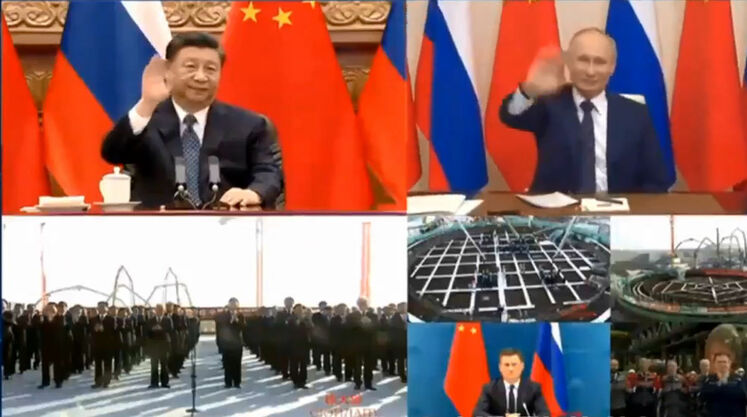 شی جین پینگ: امیدوارم چین و روسیه الگویی برای همکاری در زمینه انرژی هسته ای جهانی ایجاد کنند_fororder_212908618