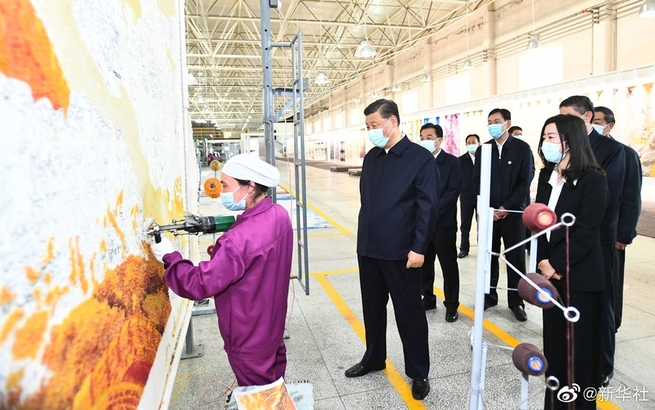 נשיא סין ביקר במחוז צ'ינגהאי_fororder_2
