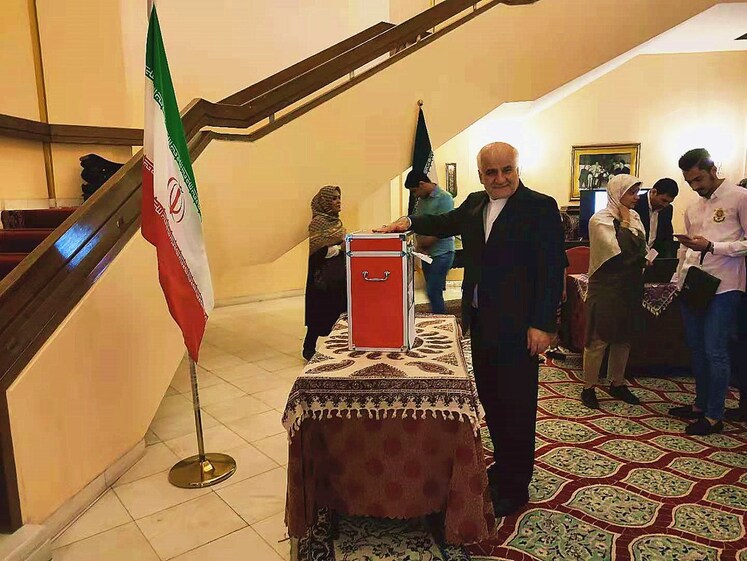 رای‌گیری انتخابات ریاست جمهوری ایران در سفارت ایران در پکن_fororder_微信图片_20210618142306