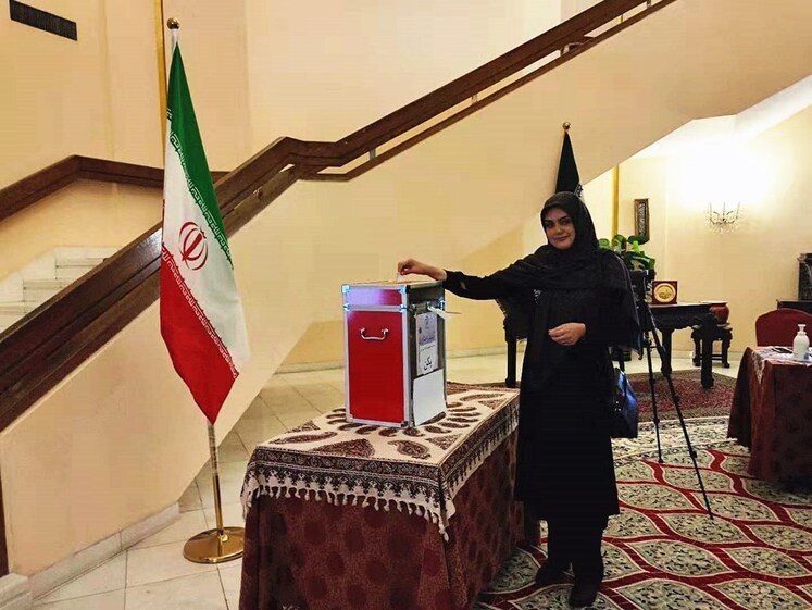 رای‌گیری انتخابات ریاست جمهوری ایران در سفارت ایران در پکن_fororder_微信图片_20210618142325