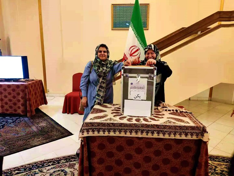رای‌گیری انتخابات ریاست جمهوری ایران در سفارت ایران در پکن_fororder_微信图片_20210618142301