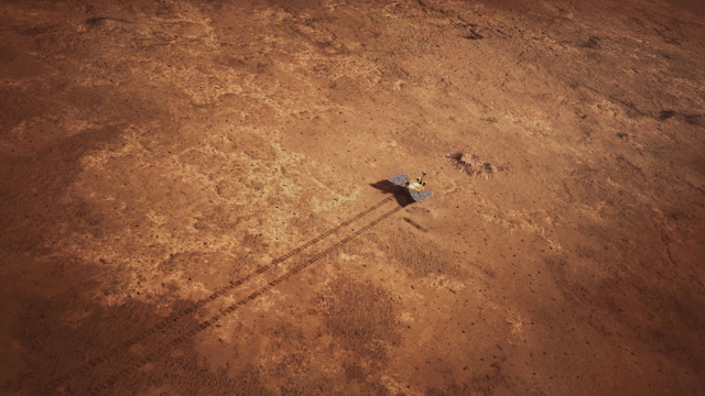 راه پیمایی بیش از 400 متری مریخ نورد چین روی سیاره مریخ_fororder_1626010979499_859