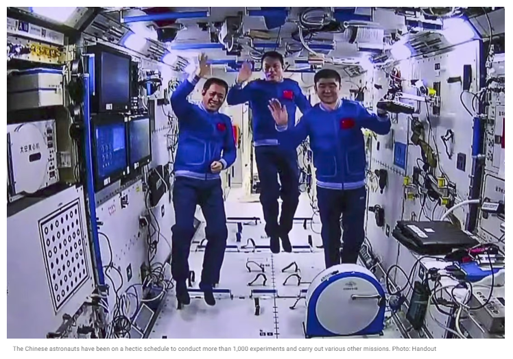 رویداد نادر جلسه آنلاین پرسش و پاسخ دانشجویان هنگ کنگی با فضانوردان چینی_fororder_88
