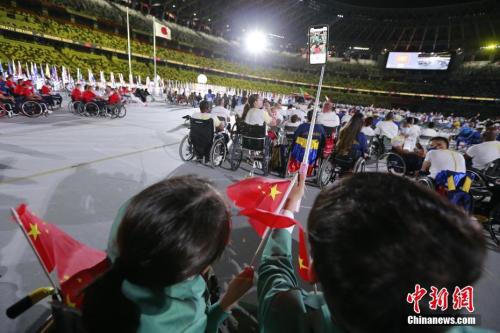 کاروان چین در مراسم افتتاحیه بازی های پارالمپیک توکیو_fororder_3846fc22a480e6a5b7842bdc4dff93e0