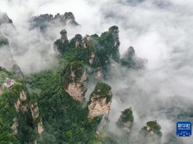 Wulingyuan Diselubungi Kabus, Indah Bak Lukisan