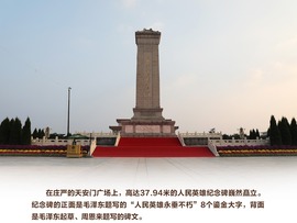 اهدای سبد گل از سوی رهبر چین به قهرمانان ملی در میدان «تیان آن من» پکنا