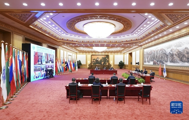 Xi Hadir Telesidang Ke-21 Majlis Pemimpin SCO_fororder_1127874731_16318812063891n