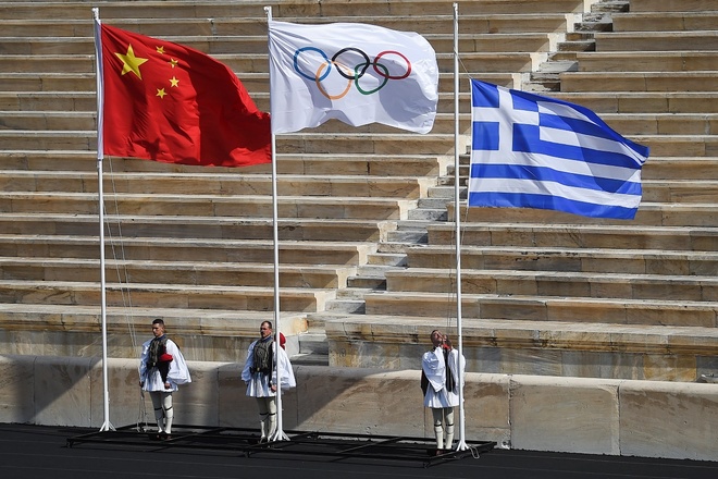 Greece Serah Api Suci kepada Penganjur Olimpik Musim Sejuk Beijing_fororder_20211020114601O