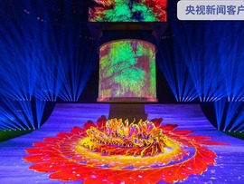 تصاویری از مراسم اختتامیه یازدهمین بازی های ملی معلولان چین