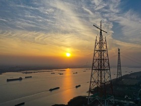 Satu Lagi Projek Tali Elektrik Langkau Sungai Yangtze