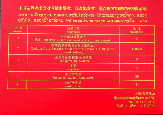 China Derma Barangan Pencegahan Wabak kepada Laos_fororder_20211124104133686