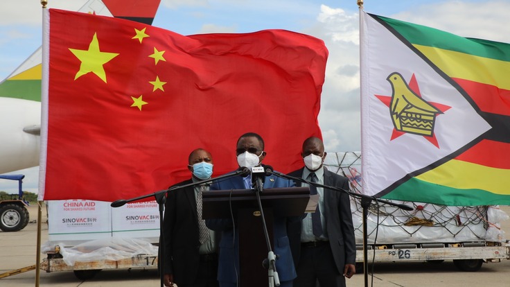 चीनी टीकों की पांचवीं खेप जिम्बाब्वे पहुंची