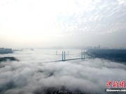 Chongqing Diselubungi Lautan Awan