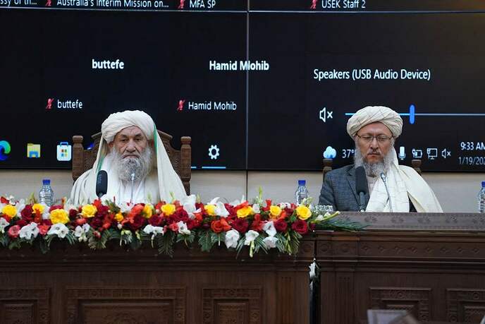 अफगान कार्यवाहक प्रधानमंत्री ने अंतरराष्ट्रीय समुदाय से तालिबान शासन को मान्यता देने का आह्वान किया_fororder_VCG111365580502