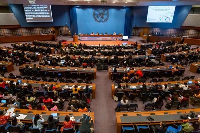 图片默认标题_fororder_联合国亚太妇女权益审议会议高票通过《北京宣言25周年——促进性别平等和妇女赋权亚太部长级宣言》